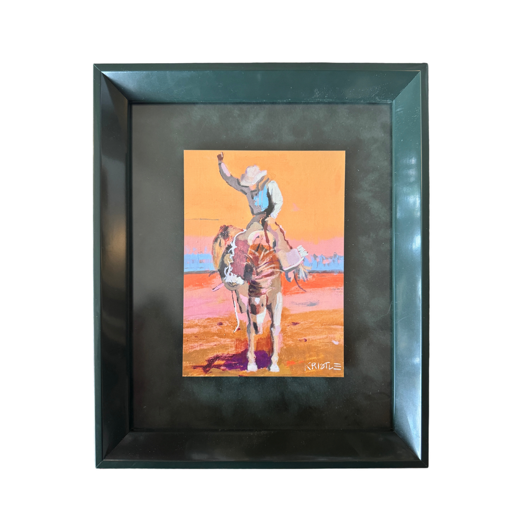 Colorful Bucking Bronco 14x12